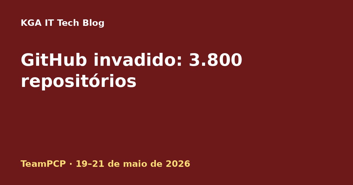 Capa: GitHub confirma roubo de cerca de 3.800 repositórios internos pelo TeamPCP
